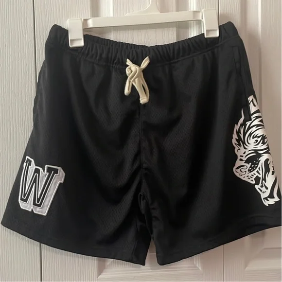 【美品】 darc sport Wolf shorts 刺繍　狼　ブラック　S Wolf Chopper Liam Sweat Shorts in Black – DarcSport